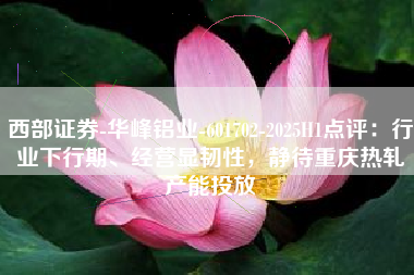 西部证券-华峰铝业-601702-2025H1点评：行业下行期、经营显韧性，静待重庆热轧产能投放