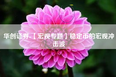 华创证券-【宏观专题】稳定币的宏观冲击波