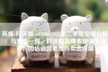 高盛-科沃斯-603486-2025年二季度业绩分析：与预告一致，科沃斯品牌表现强于添可；因估值因素维持卖出评级