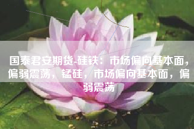 国泰君安期货-硅铁：市场偏向基本面，偏弱震荡，锰硅，市场偏向基本面，偏弱震荡