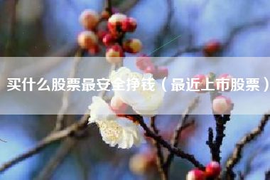 买什么股票最安全挣钱（最近上市股票）