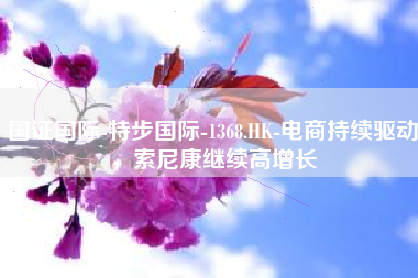国证国际-特步国际-1368.HK-电商持续驱动，索尼康继续高增长