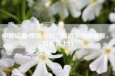 中原证券-市场分析：酿酒半导体领涨，A股震荡上行