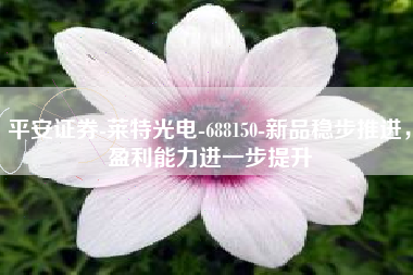 平安证券-莱特光电-688150-新品稳步推进，盈利能力进一步提升