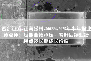西部证券-正海磁材-300224-2025年半年报业绩点评：短期业绩承压，看好后续业绩拐点及长期成长价值
