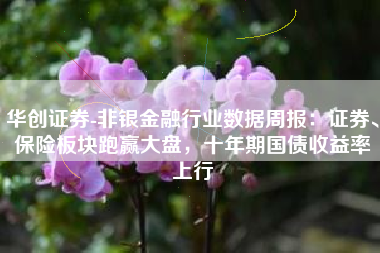 华创证券-非银金融行业数据周报：证券、保险板块跑赢大盘，十年期国债收益率上行
