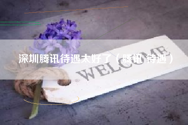 深圳腾讯待遇太好了（腾讯 待遇）