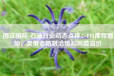 国证国际-石油行业动态点评：EIA库存增加，美俄会晤融洽缓和风险溢价