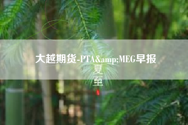 大越期货-PTA&MEG早报