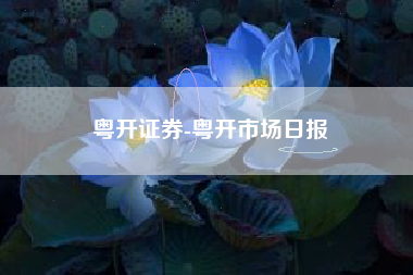 粤开证券-粤开市场日报