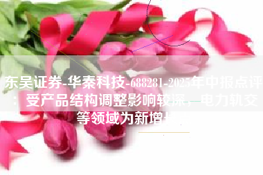 东吴证券-华秦科技-688281-2025年中报点评：受产品结构调整影响较深，电力轨交等领域为新增长点