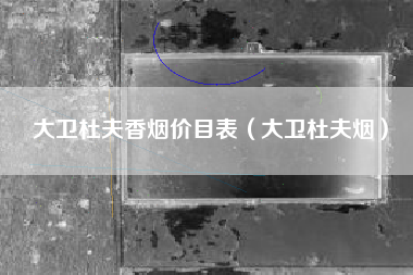 大卫杜夫香烟价目表（大卫杜夫烟）