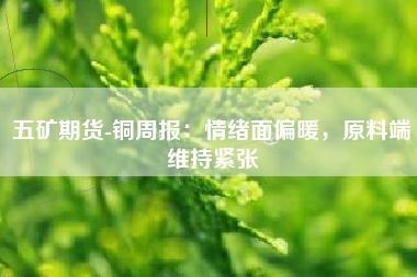 五矿期货-铜周报：情绪面偏暖，原料端维持紧张