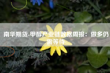 南华期货-甲醇产业链数据周报：做多仍需等待