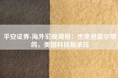 平安证券-海外宏观周报：杰克逊霍尔放鸽，美国科技股承压