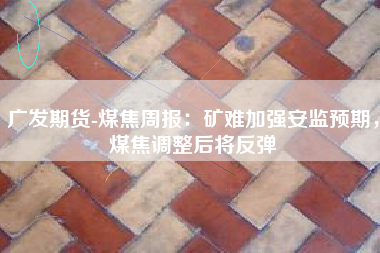广发期货-煤焦周报：矿难加强安监预期，煤焦调整后将反弹
