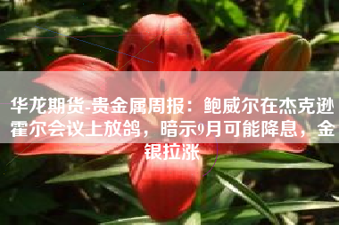 华龙期货-贵金属周报：鲍威尔在杰克逊霍尔会议上放鸽，暗示9月可能降息，金银拉涨