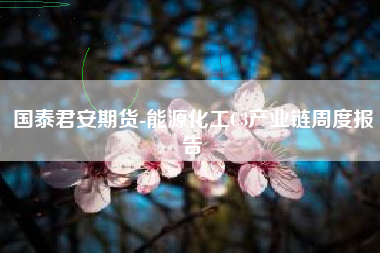 国泰君安期货-能源化工C3产业链周度报告
