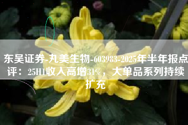 东吴证券-丸美生物-603983-2025年半年报点评：25H1收入高增31%，大单品系列持续扩充
