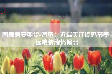 国泰君安期货-鸡蛋：近端关注淘鸡节奏，远端情绪仍偏弱