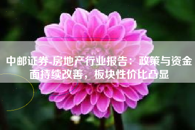 中邮证券-房地产行业报告：政策与资金面持续改善，板块性价比凸显