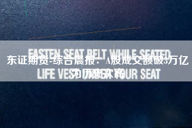 东证期货-综合晨报：A股成交额破3万亿为历史次高