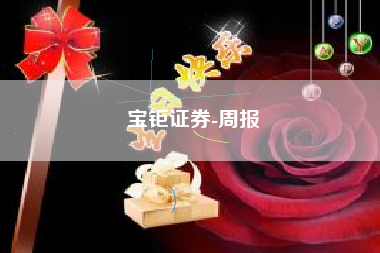 宝钜证券-周报