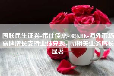 国联民生证券-伟仕佳杰-0856.HK-海外市场高速增长支持业绩兑现，AI相关业务增长显著