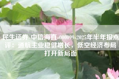 民生证券-中信海直-000099-2025年半年报点评：通航主业稳健增长，低空经济布局打开新局面