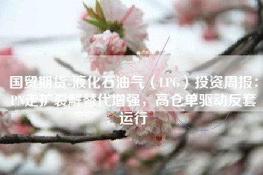 国贸期货-液化石油气（LPG）投资周报：PN走扩裂解替代增强，高仓单驱动反套运行