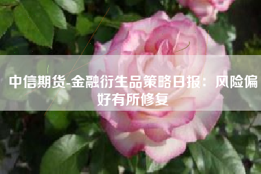 中信期货-金融衍生品策略日报：风险偏好有所修复