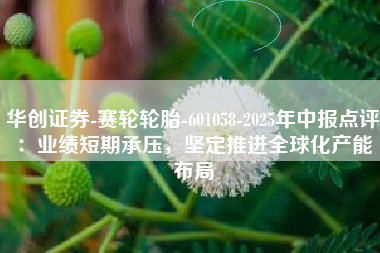 华创证券-赛轮轮胎-601058-2025年中报点评：业绩短期承压，坚定推进全球化产能布局